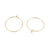Ion Plating(IP) 316L Surgical Stainless Steel Hoop Earring Findings X-STAS-D164-02G-A-2