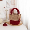 DIY Flower Handbag Knitting Kits for Beginners PW-WGF4BF4-04-1