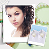 24Pcs Natural Pearl Two Sides Polished Charms PALLOY-HY00054-5