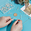 32Pcs 8 Style Brass End with Chain FIND-PH01480-3