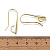 Brass Earring Hooks KK-H502-11G-3