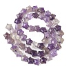 Natural Amethyst Star Beads Strands G-Z080-A04-3