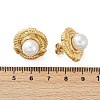 304 Stainless Steel Stud Earrings EJEW-G423-31A-G-5