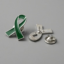 Awareness Ribbon Enamel Pin JEWB-WH0029-29B