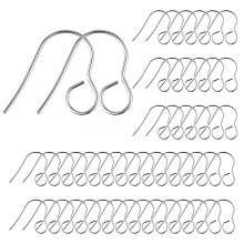 100Pcs 316 Stainless Steel Hypoallergenic French Earring Hooks JX137A