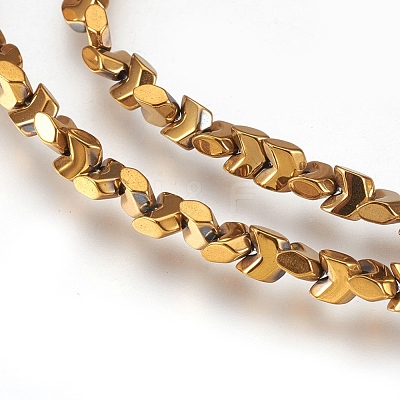 Electroplate Non-magnetic Synthetic Hematite Bead Strands G-I208-20-B-1