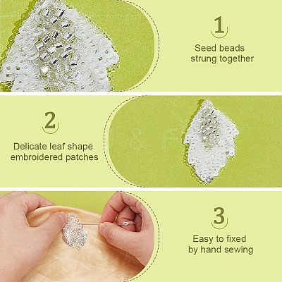 Computerized Embroidery Cloth Iron on/Sew on Patches DIY-FG0006-29B-1