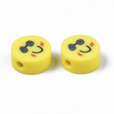 Handmade Polymer Clay Beads Strands X-CLAY-T020-05-1