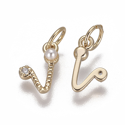 Brass Charms KK-L179-08V-G-1