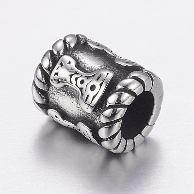 304 Stainless Steel Beads STAS-E144-303AS-1