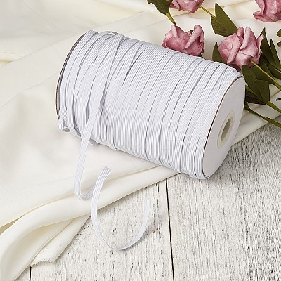 3/8 inch Flat Braided Elastic Rope Cord EC-R030-10mm-01-1
