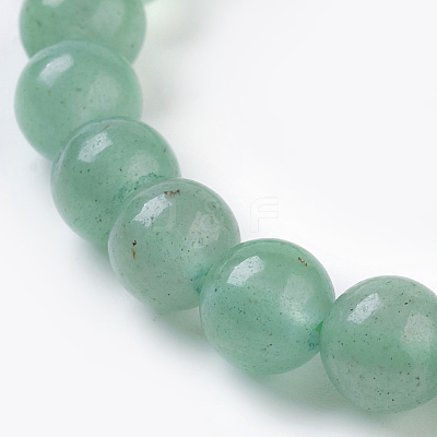 Natural Green Aventurine Beads Strands X-G-G099-6mm-17-1
