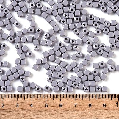 Opaque Acrylic Beads OACR-B025-06H-1