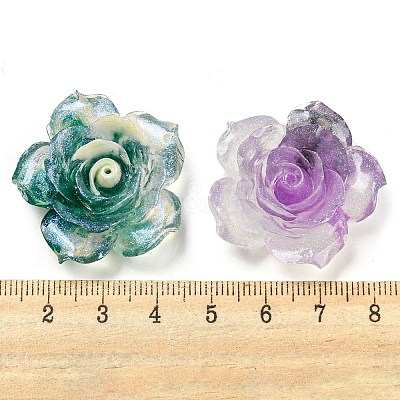 Luminous Transparent Epoxy Resin Decoden Cabochons CRES-M032-04E-1