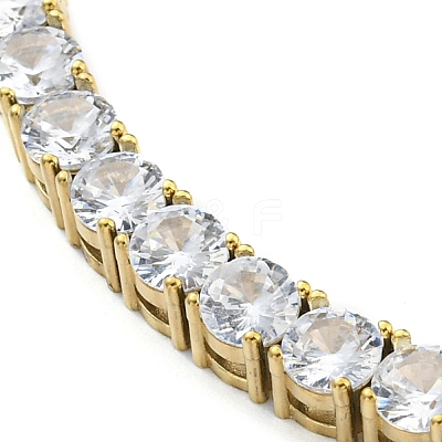 Rhinestone Bracelet BJEW-C049-01G-03-1