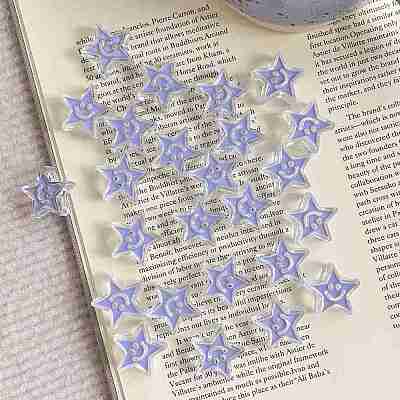 Acrylic Enamel Beads OACR-I011-21A-1