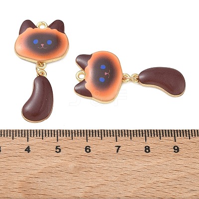 Printed Alloy Pendants ENAM-K076-45G-08-1