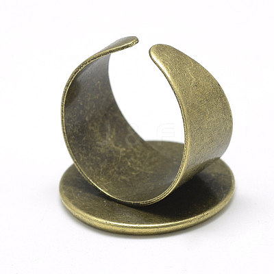 Iron Pad Ring Settings MAK-Q011-41AB-20mm-NR-1