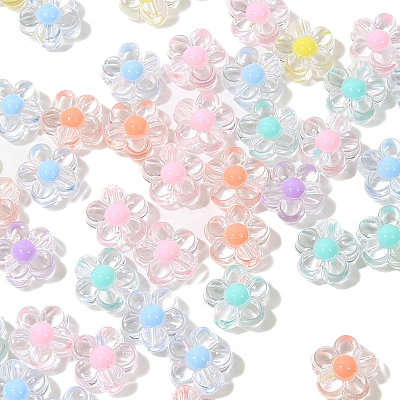 50Pcs Transparent Acrylic Beads PW-WG7CE4A-01-1