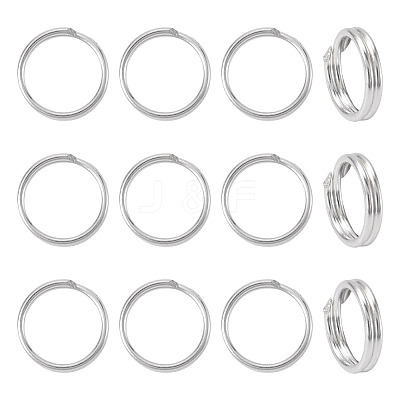 925 Sterling Silver Split Jump Rings STER-TA0001-48C-1