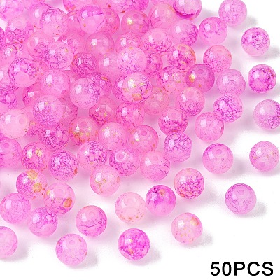 Glass Imitation Jade Beads GLAA-YWC0007-01B-01-1