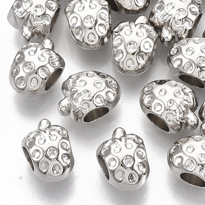 Plating ABS Plastic European Beads KY-T019-07-1