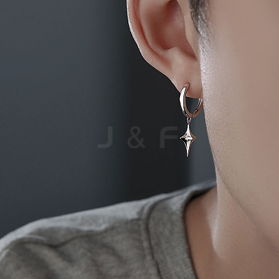 Star Brass Hoop Earrings FS-WGD90F4-01-1