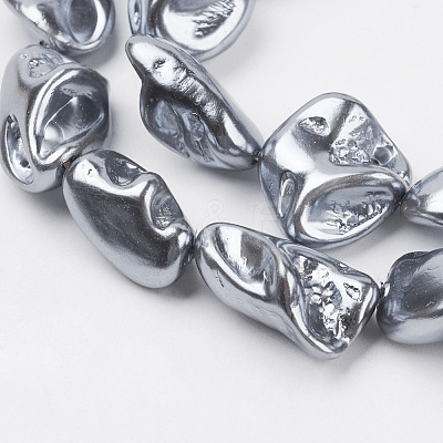 Shell Pearl Beads Strands BSHE-K010-08C-1