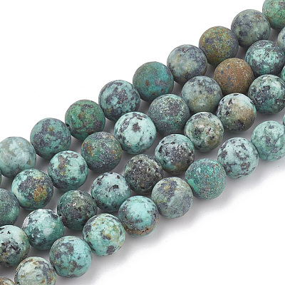 Natural African Turquoise(Jasper) Beads Strands X-G-T106-205-1