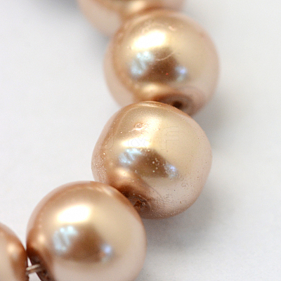 Baking Paint Glass Pearl Bead Strands X-HY-Q003-3mm-11-1