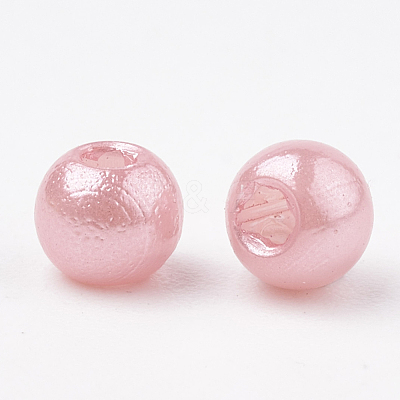 ABS Plastic Beads X-OACR-Q004-8mm-08-1