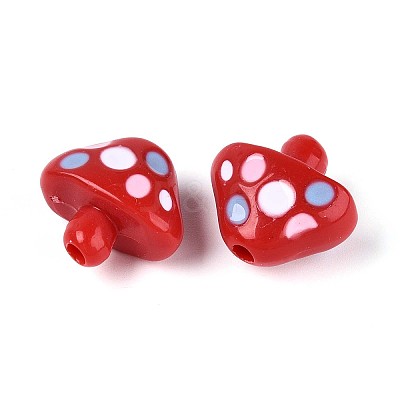 Opaque Acrylic Beads OACR-N152-10A-1