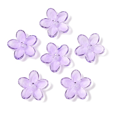 Transparent Spray Paint Glass Beads GLAA-Z011-07B-1