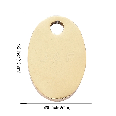 PVD Vacuum Plating 304 Stainless Steel Pendants LS-STAS-I140-21B-G-1