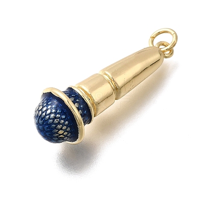 Brass Enamel Pendants X1-KK-Z125-14G-05-1