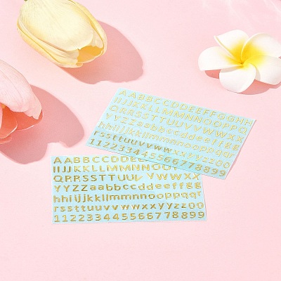 3PCS Brass Self-Adhesive Picture Stickers DIY-SF0008-10-1