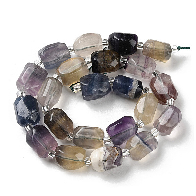 Natural Fluorite Beads Strands G-C105-A03-01-1