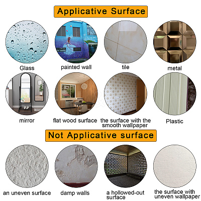 Sunflower Acrylic Mirrors Wall Stickers DIY-WH0167-49B-1