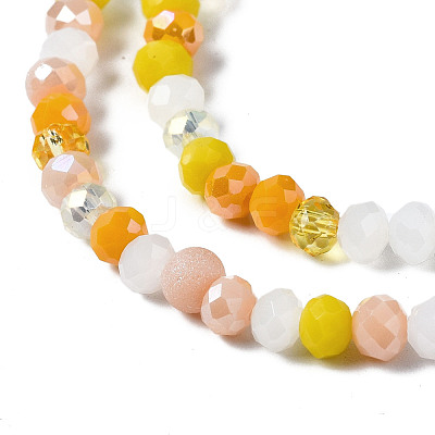 Electroplate Glass Beads Strands EGLA-T020-12D-1