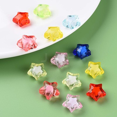 Transparent Acrylic Beads TACR-S152-02A-A-1