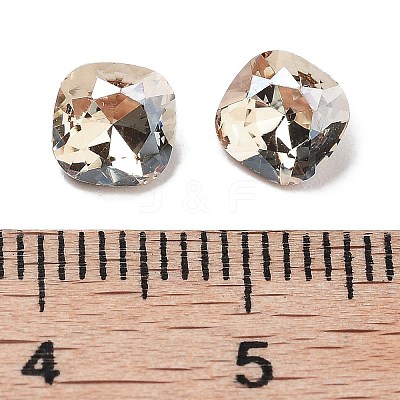 K9 Glass Rhinestone Cabochons GLAA-H034-04B-001GS-1
