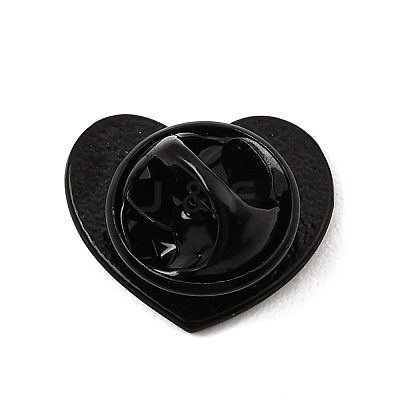 Alloy Enamel Lapel Pin Backs for Backpack Clothes AL-CBAA14E-03EB-03-1