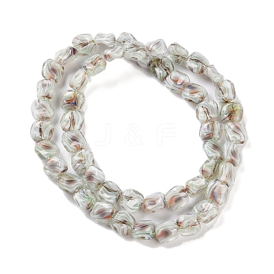 Handmade Milleflori Glass Beads Strands X-LAMP-M018-01A-03-1