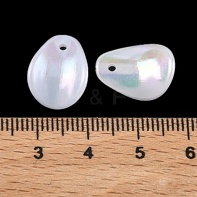 Acrylic Imitation Shell Pendants OACR-P039-01B-1