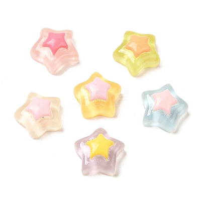 Cartoon Translucent Resin Cabochons RESI-C039-01S-1