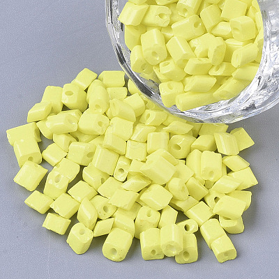 6/0 Baking Paint Glass Seed Beads SEED-S034-A14-1