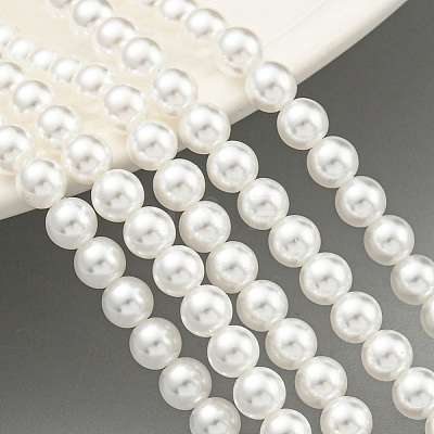 Glass Pearl Beads Strands HY-G002-01B-01-1