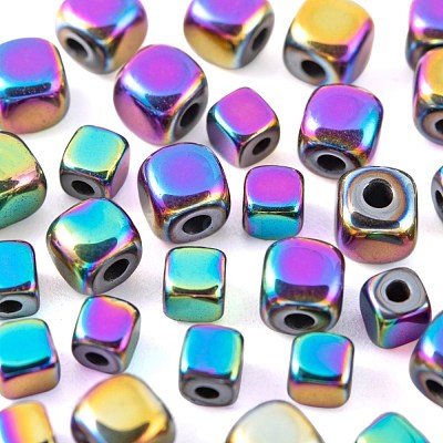 4 Strands 2 Sizes Electroplate Non-magnetic Synthetic Hematite Beads Strands G-LS0001-70-1
