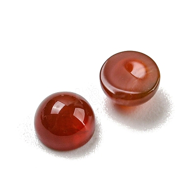 Natural Red Agate Cabochons G-H309-03-43-1