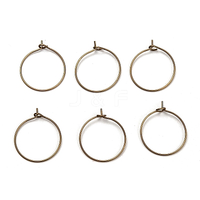 Brass Wine Glass Charm Rings LS-EC067-2AB-NF-1